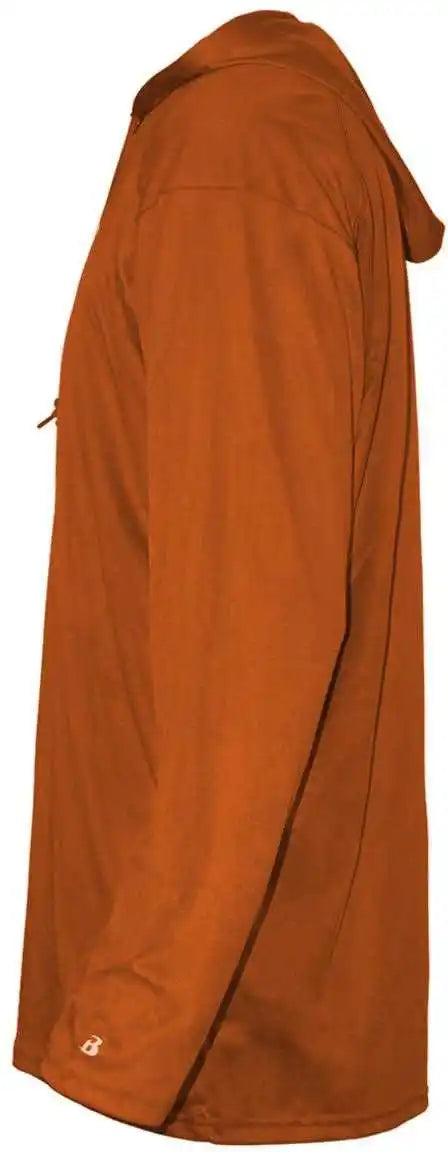 Badger Sport 2105 B-core Long Sleeve Youth Hoodie Tee - Orange