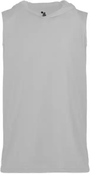 Badger Sport 2108 B-core Sleeveless Hood Youth Tee - Silver