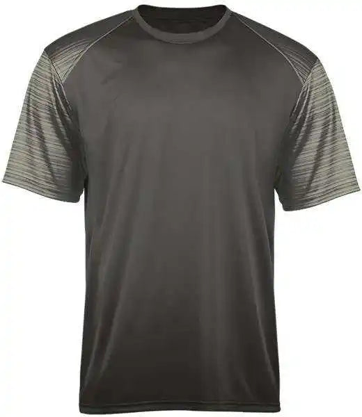 Badger Sport 2125 Stripe Youth Tee - Graphite Striped