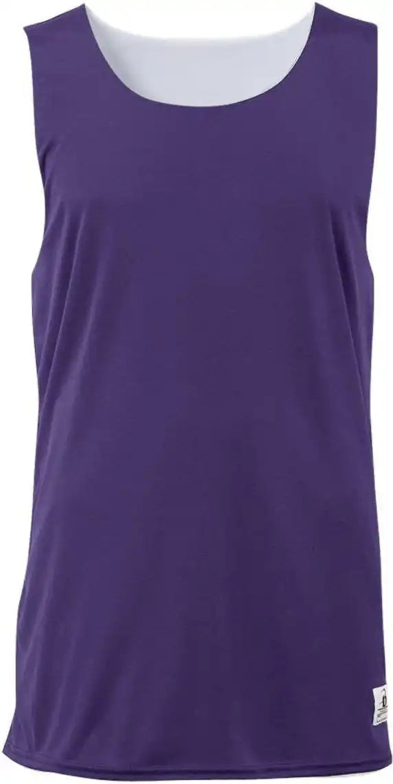 Badger Sport 2129 Youth B-dry Reversible Tank - Purple White