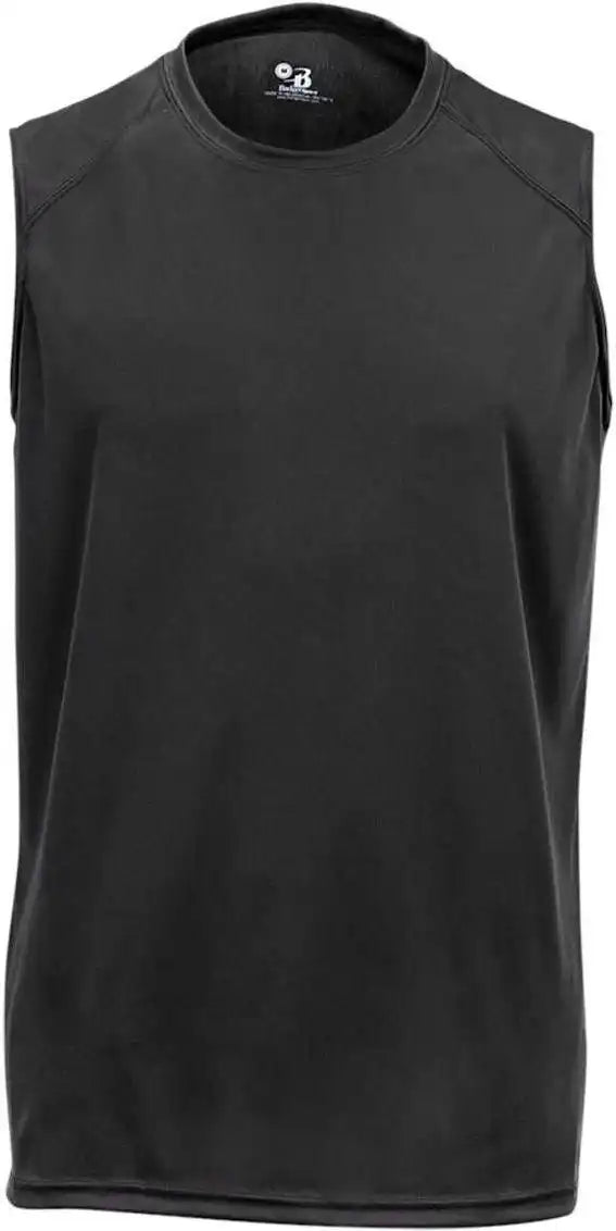Badger Sport 2130 B-core Sleeve Youth Tee - Black