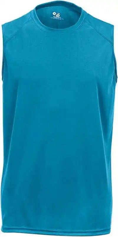 Badger Sport 2130 B-core Sleeve Youth Tee - Electric Blue