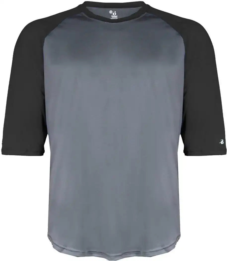 Badger Sport 2133 B-baseball Youth Undershirt - Graphite Black