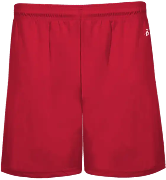 Badger Sport 214600 B-core Pocketed 4’’ Youth Short - Red