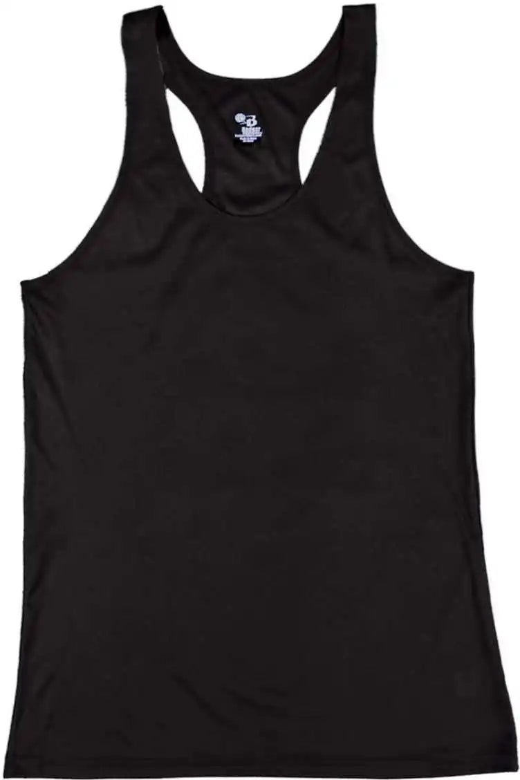Badger Sport 2166 B-core Girls Racerback Tank - Black