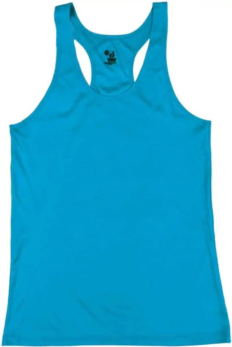 Badger Sport 2166 B-core Girls Racerback Tank - Electric Blue