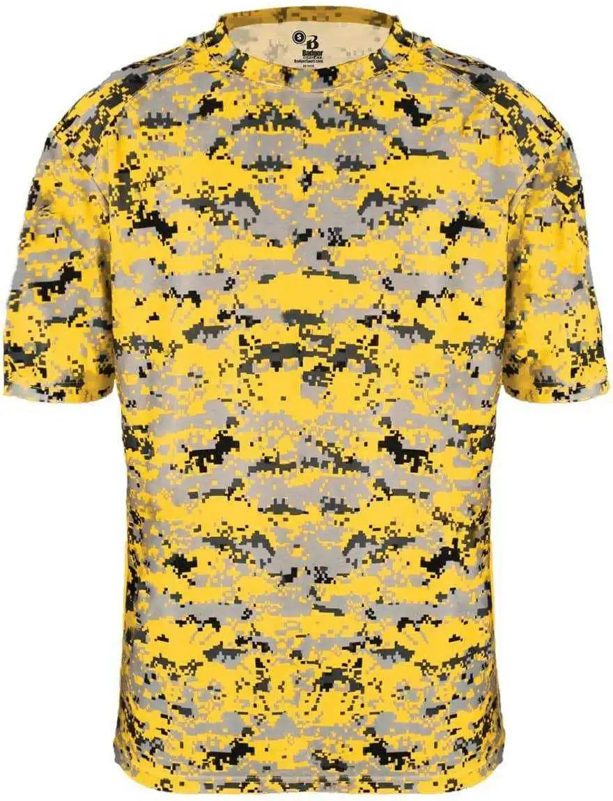 Badger Sport 2180 B-core Youth Digital Tee - Gold