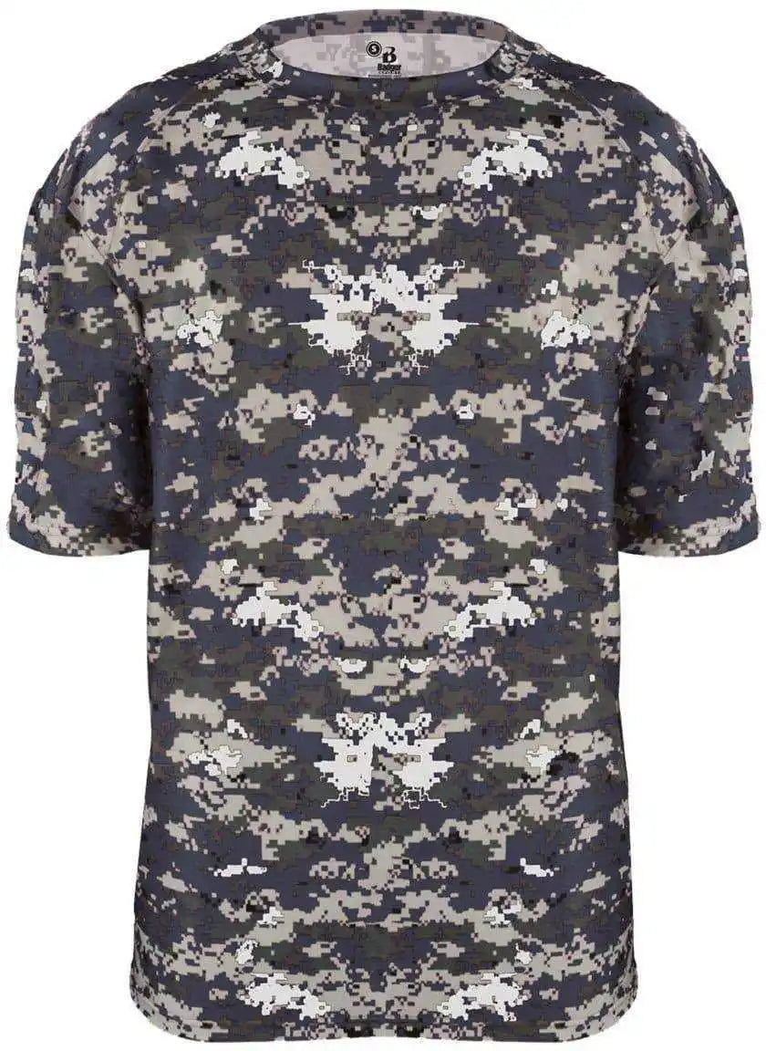 Badger Sport 2180 B-core Youth Digital Tee - Navy