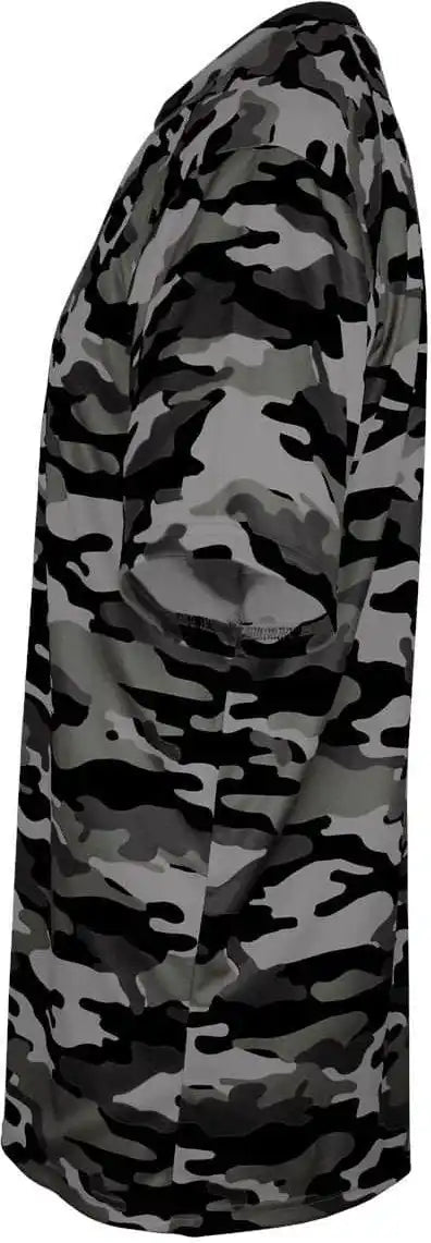Badger Sport 2181 Camo Youth Tee - Black