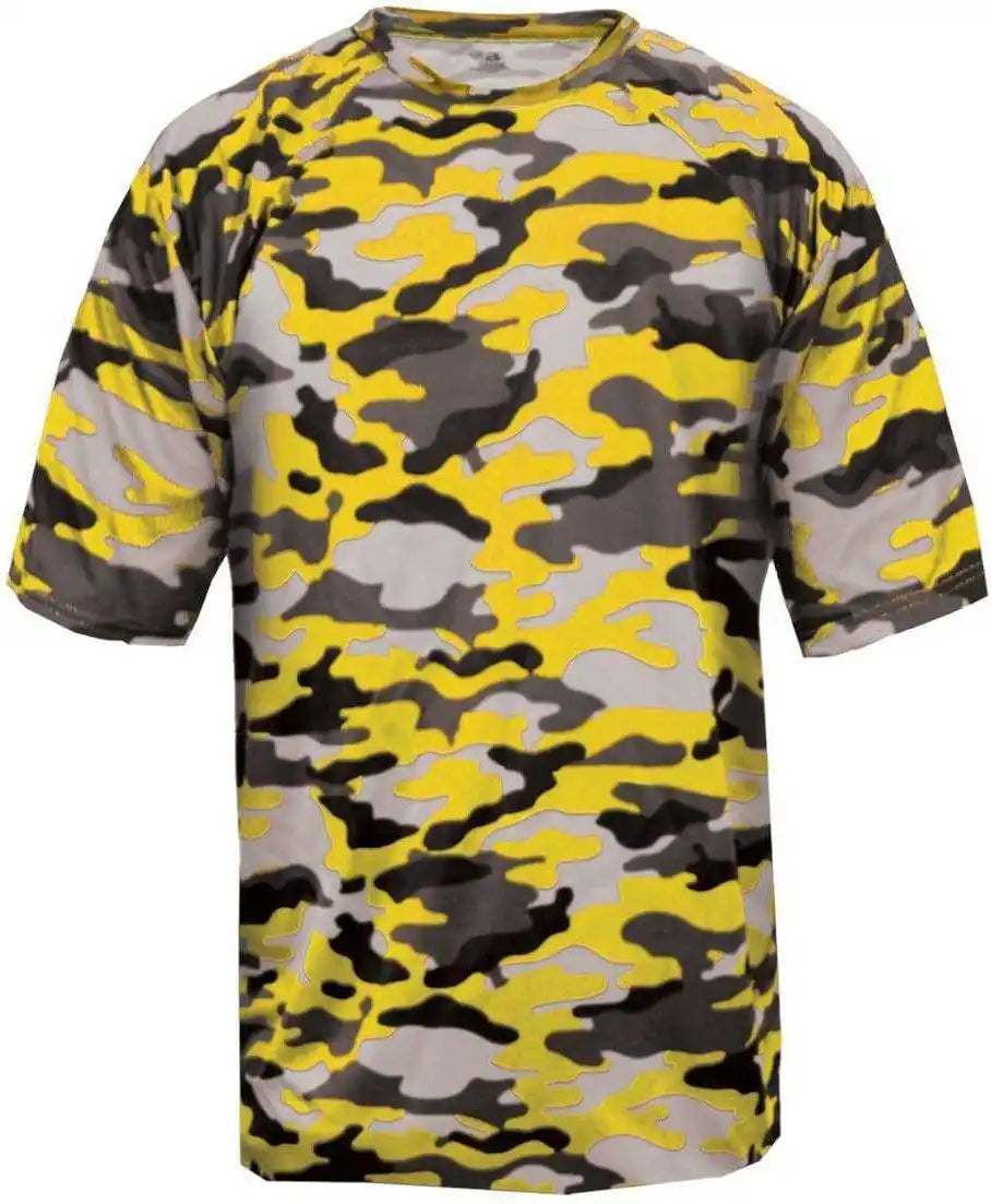 Badger Sport 2181 Camo Youth Tee - Gold