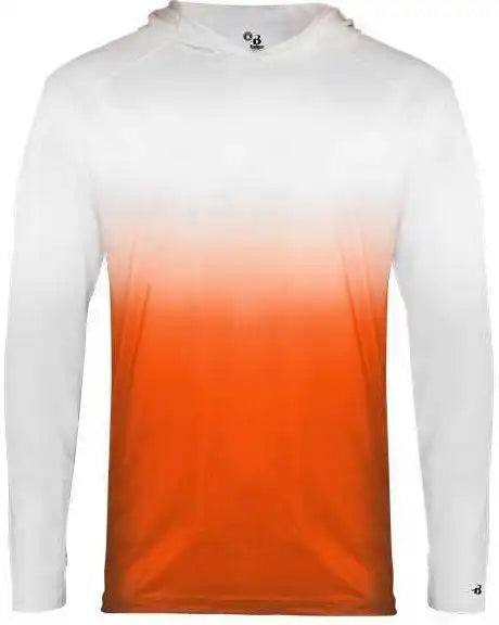 Badger Sport 2205 Ombre Youth Hoodie Tee - Orange - Xs