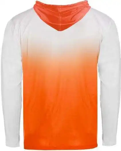 Badger Sport 2205 Ombre Youth Hoodie Tee - Orange - Xs