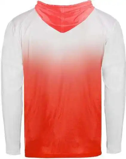 Badger Sport 2205 Ombre Youth Hoodie Tee - Red