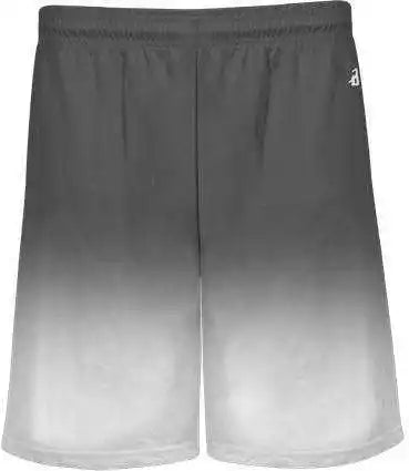 Badger Sport 2206 Ombre Youth Short - Graphite White