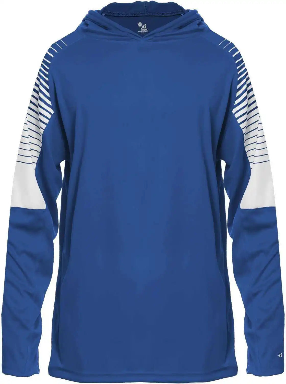 Badger Sport 2211 Lineup Youth Hoodie Tee - Royal