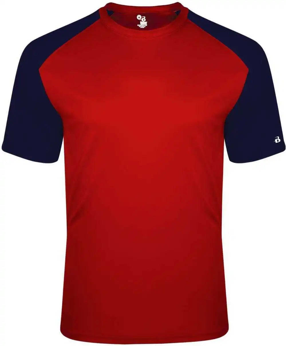 Badger Sport 2230 Breakout Youth Tee - Red Navy