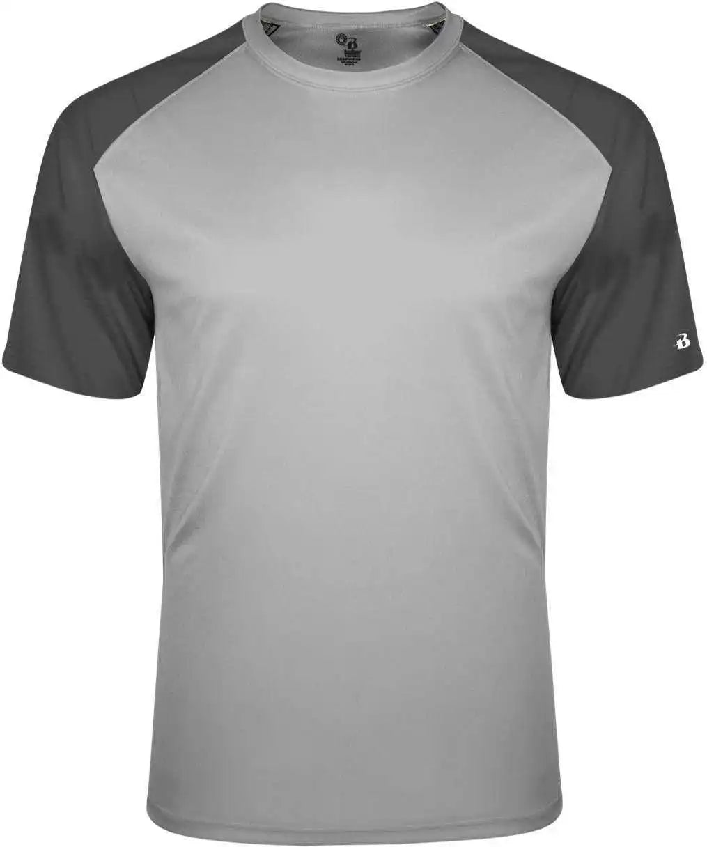 Badger Sport 2230 Breakout Youth Tee - Silver Graphite