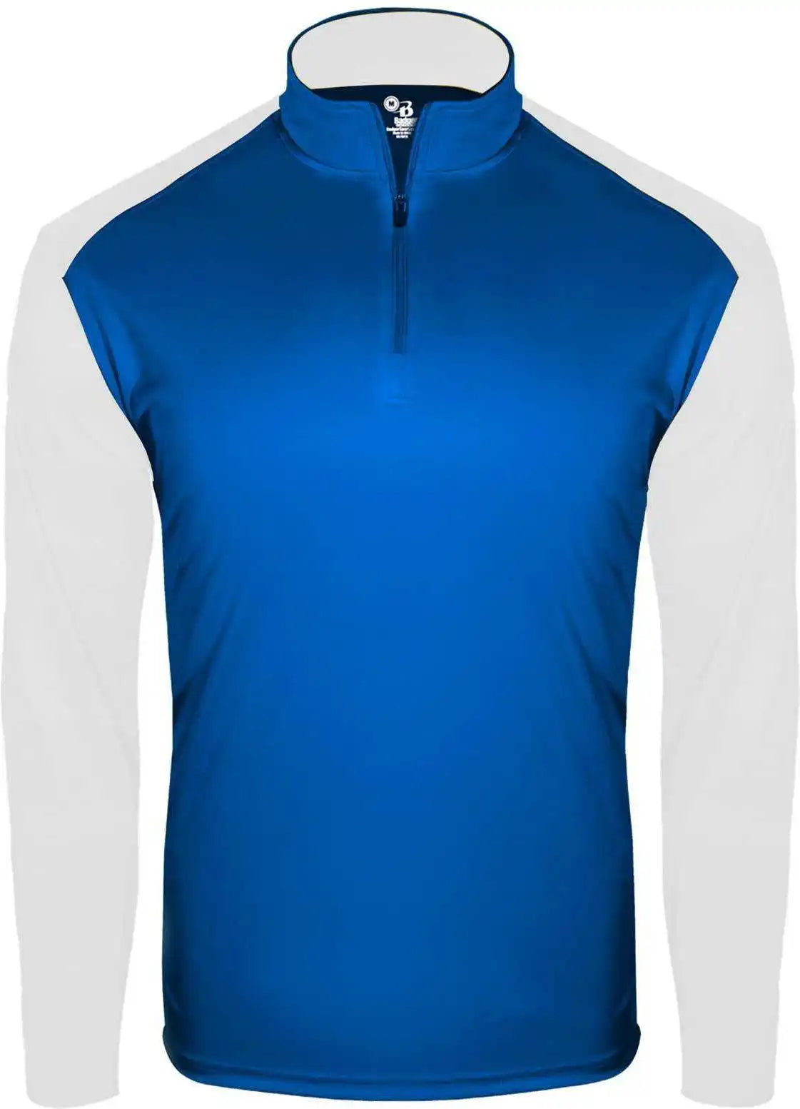 Badger Sport 2231 Breakout Youth 1/4 Zip - Royal White
