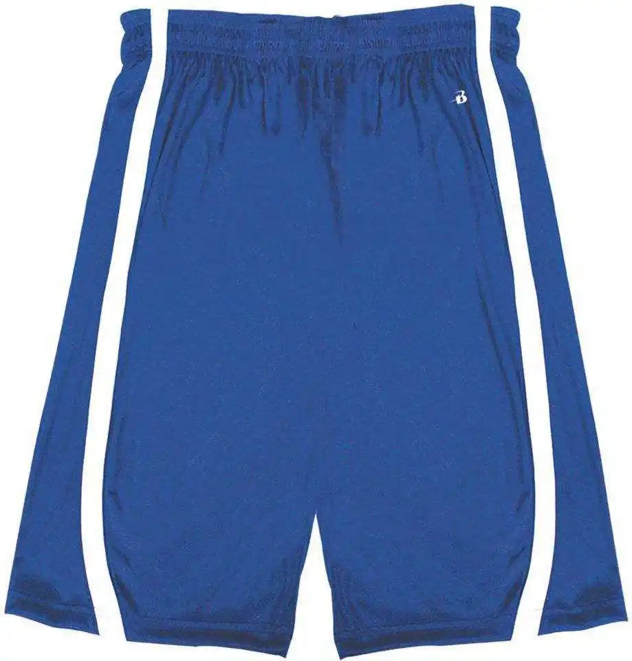 Badger Sport 2244 B-slam Youth Reversible Short - Royal White