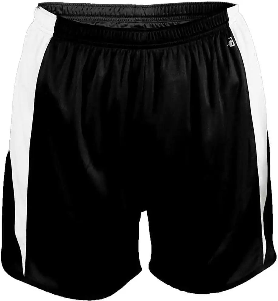 Badger Sport 2273 Stride Youth Short - Black White