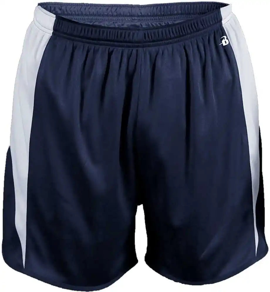 Badger Sport 2273 Stride Youth Short - Navy White