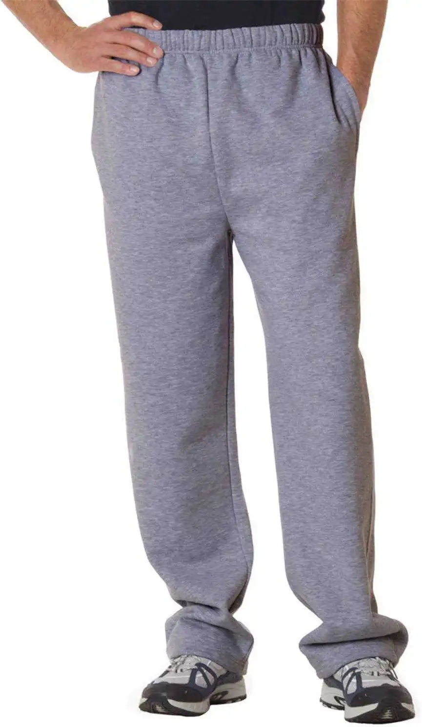 Badger Sport 2277 Youth Open Bottom Fleece Pant - Oxford