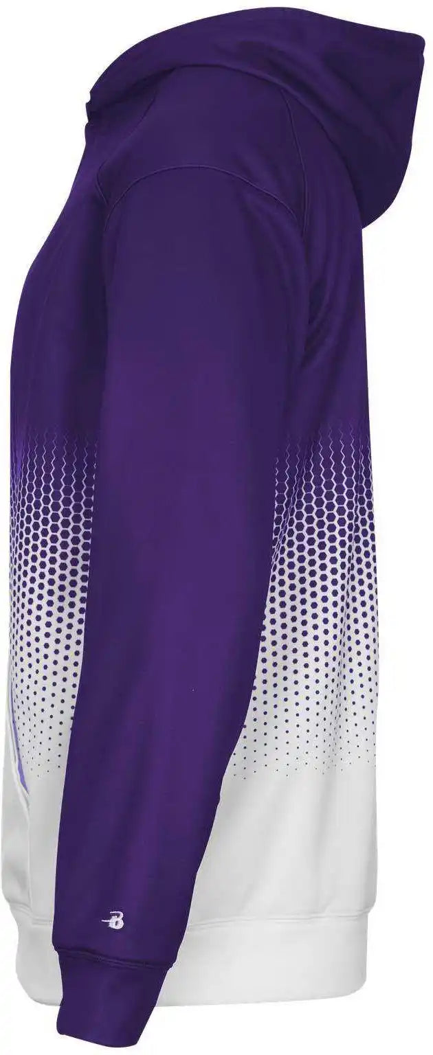 Badger Sport 2404 Hex 2.0 Youth Hoodie - Purple