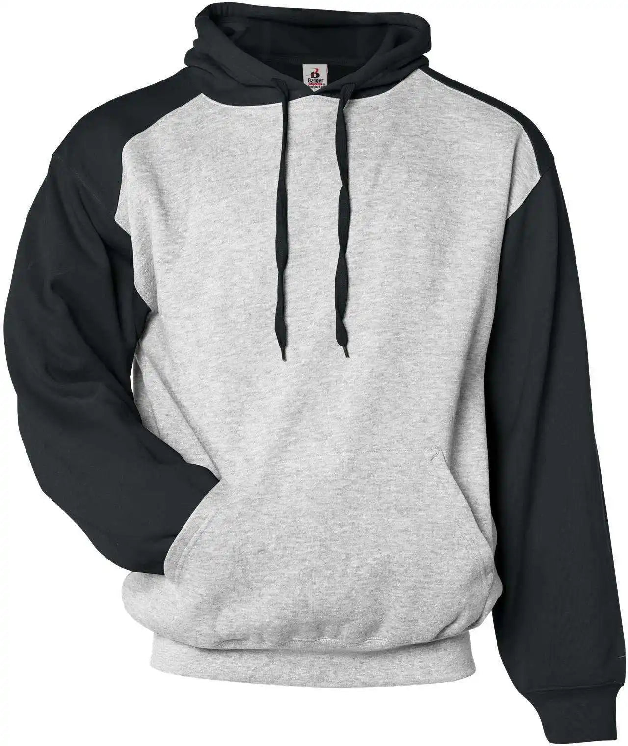 Badger Sport 2449 Athletic Fleece Youth Hoodie - Oxford Black