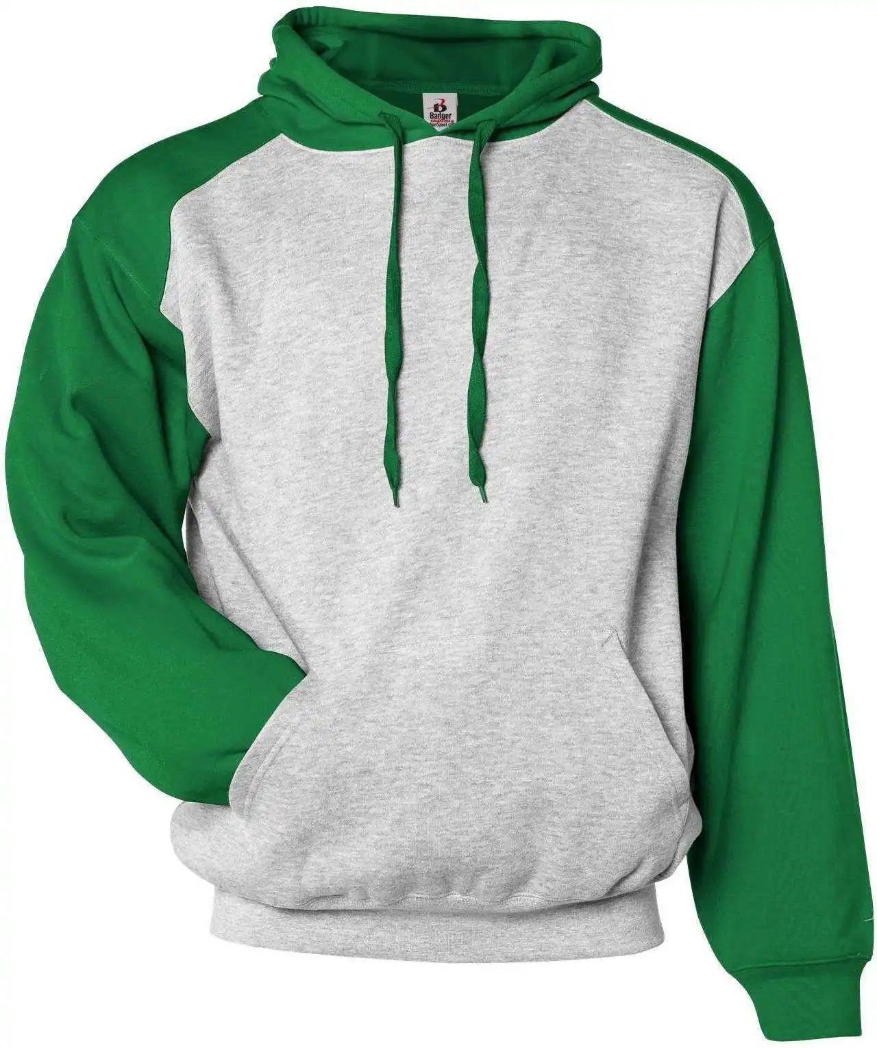 Badger Sport 2449 Athletic Fleece Youth Hoodie - Oxford Kelly Green