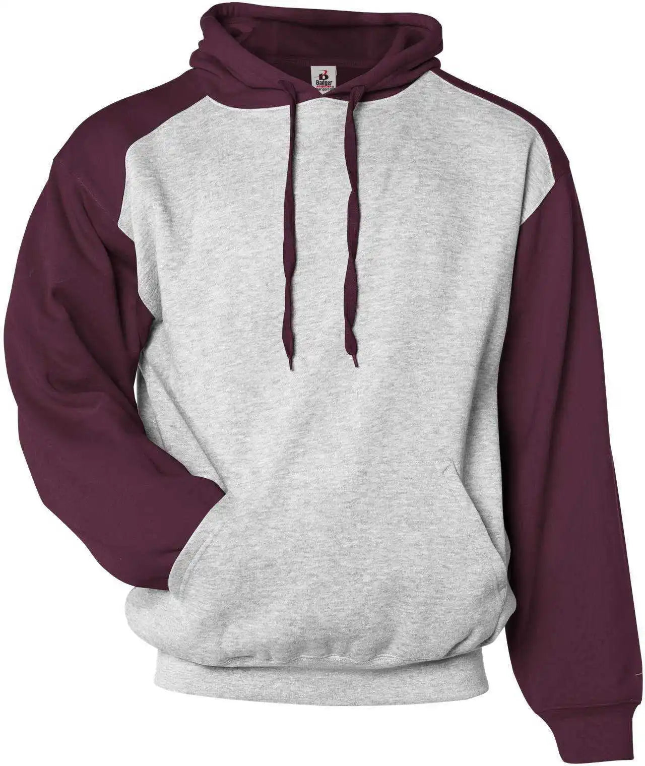 Badger Sport 2449 Athletic Fleece Youth Hoodie - Oxford Maroon