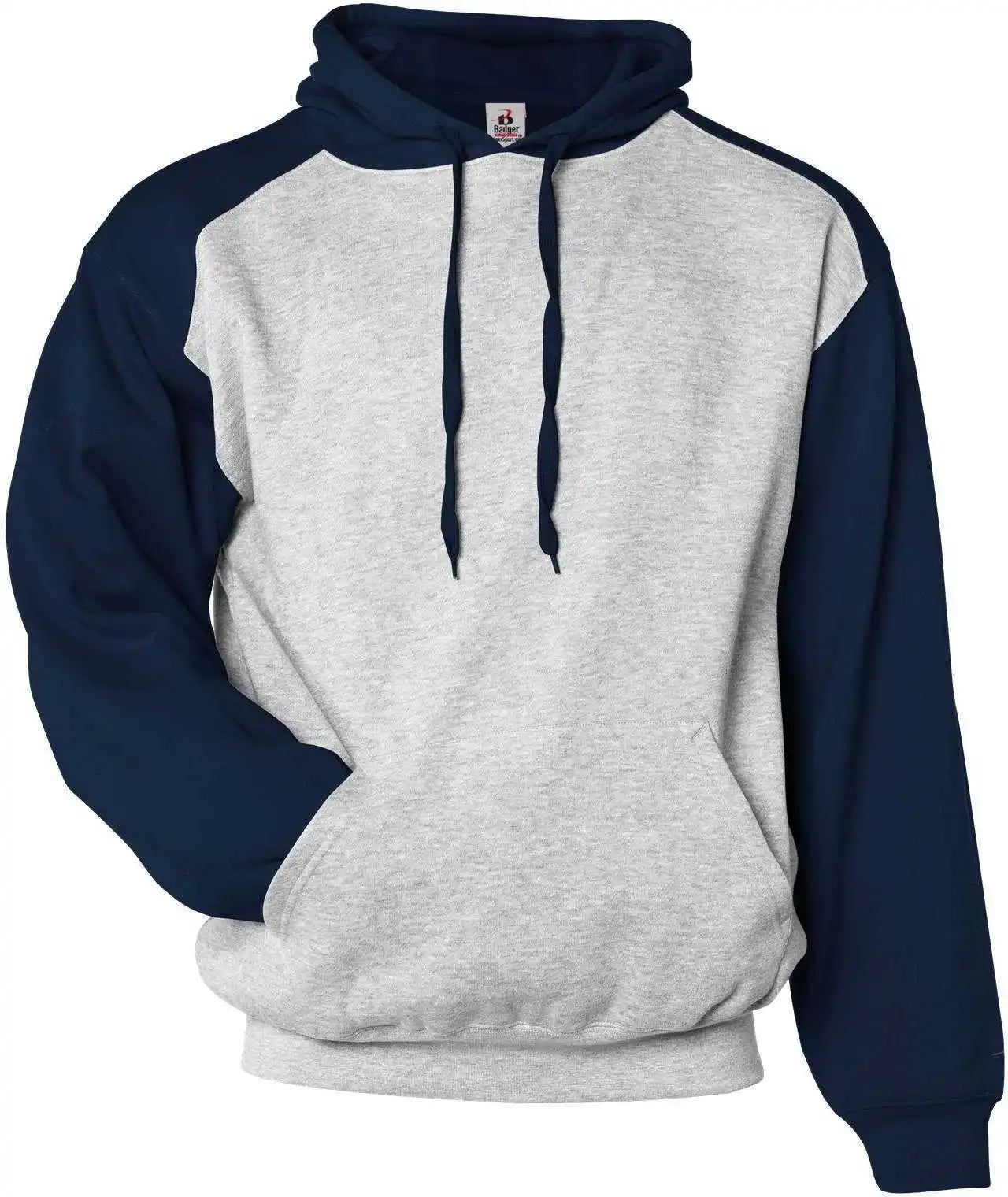 Badger Sport 2449 Athletic Fleece Youth Hoodie - Oxford Navy