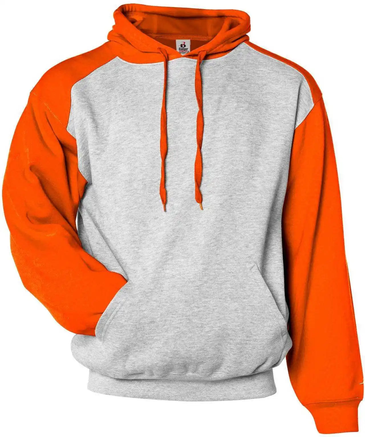 Badger Sport 2449 Athletic Fleece Youth Hoodie - Oxford Orange