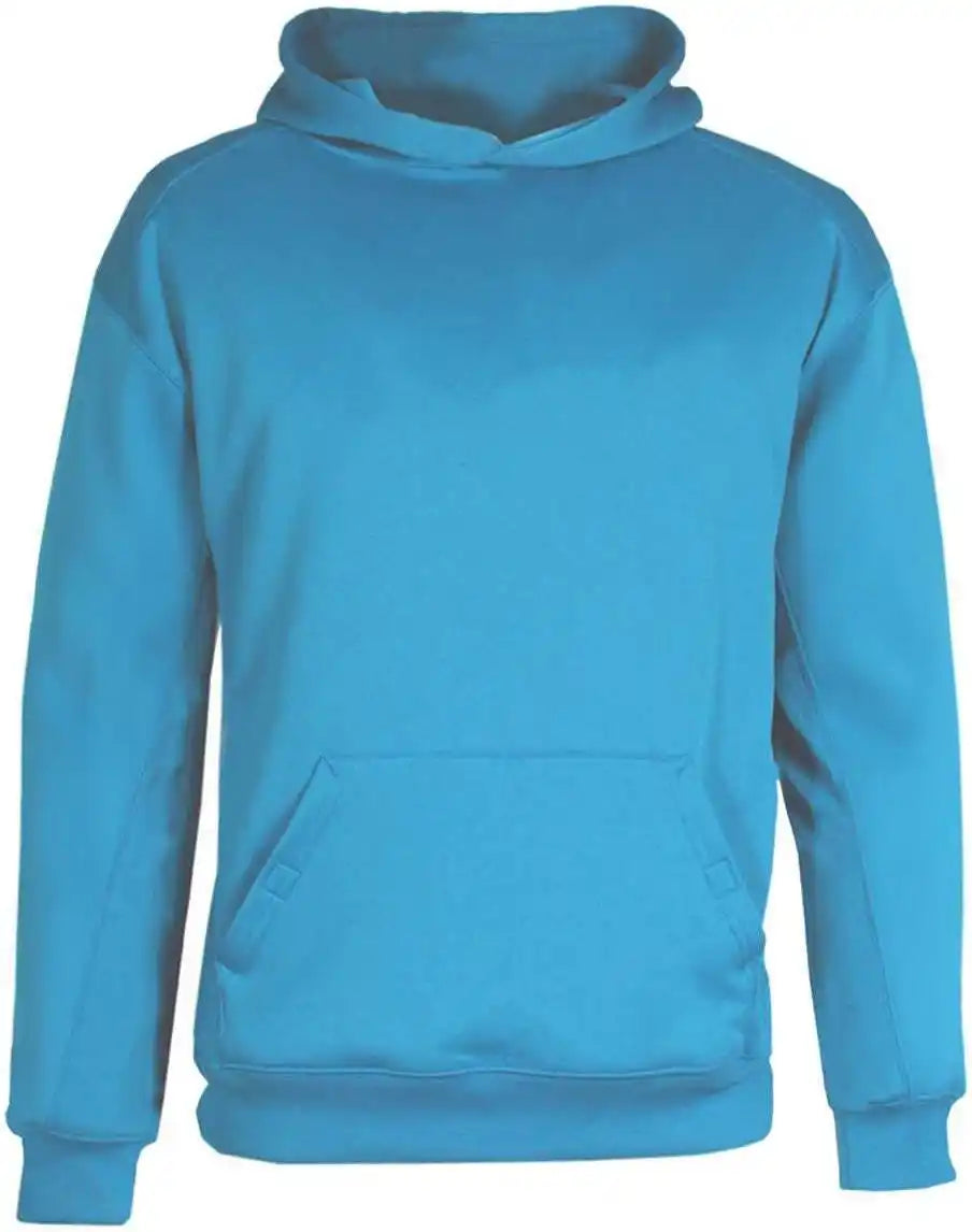 Badger Sport 2454 Poly Fleece Youth Hoodie - Columbia Blue