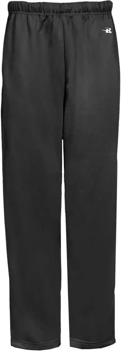 Badger Sport 2478 Perf. Youth Open Bottom Pant - Black