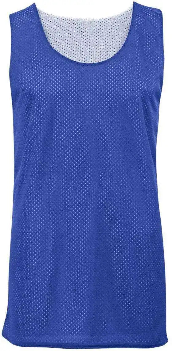 Badger Sport 2529 Youth Mesh Reversible Tank - Royal White