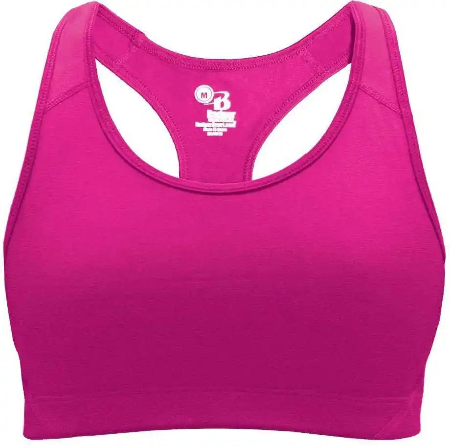 Badger Sport 2636 B-sport Girls Bra Top - Hot Pink