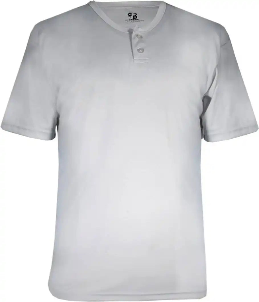 Badger Sport 2930 Youth B-core Placket - Silver