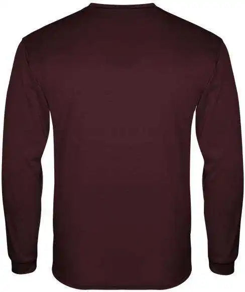 Badger Sport 2944 Tri-blend Long Sleeve Youth Tee - Maroon