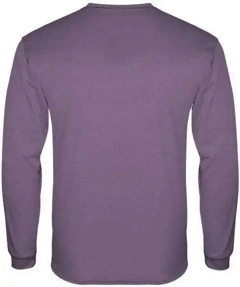 Badger Sport 2944 Tri-blend Long Sleeve Youth Tee - Purple Heather