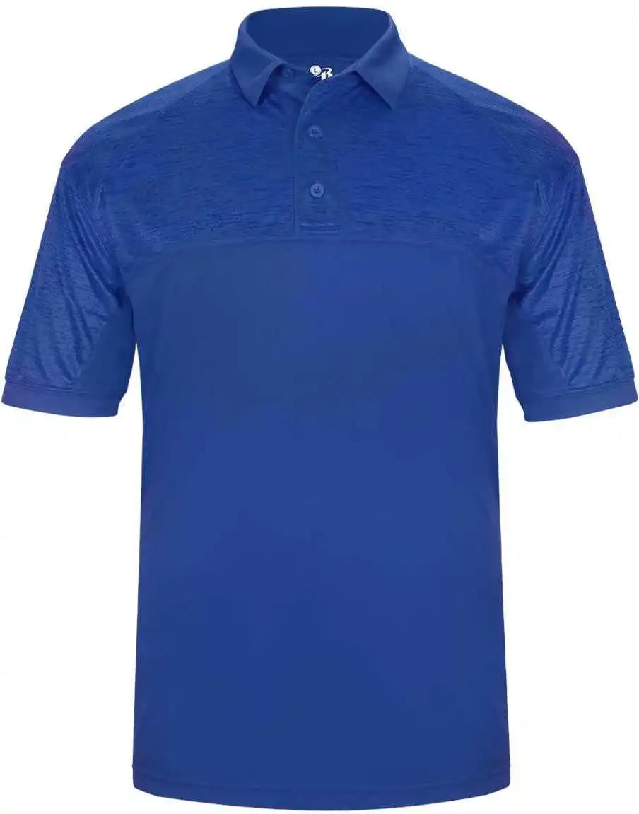 Badger Sport 3341 Tonal Blend Polo - Royal