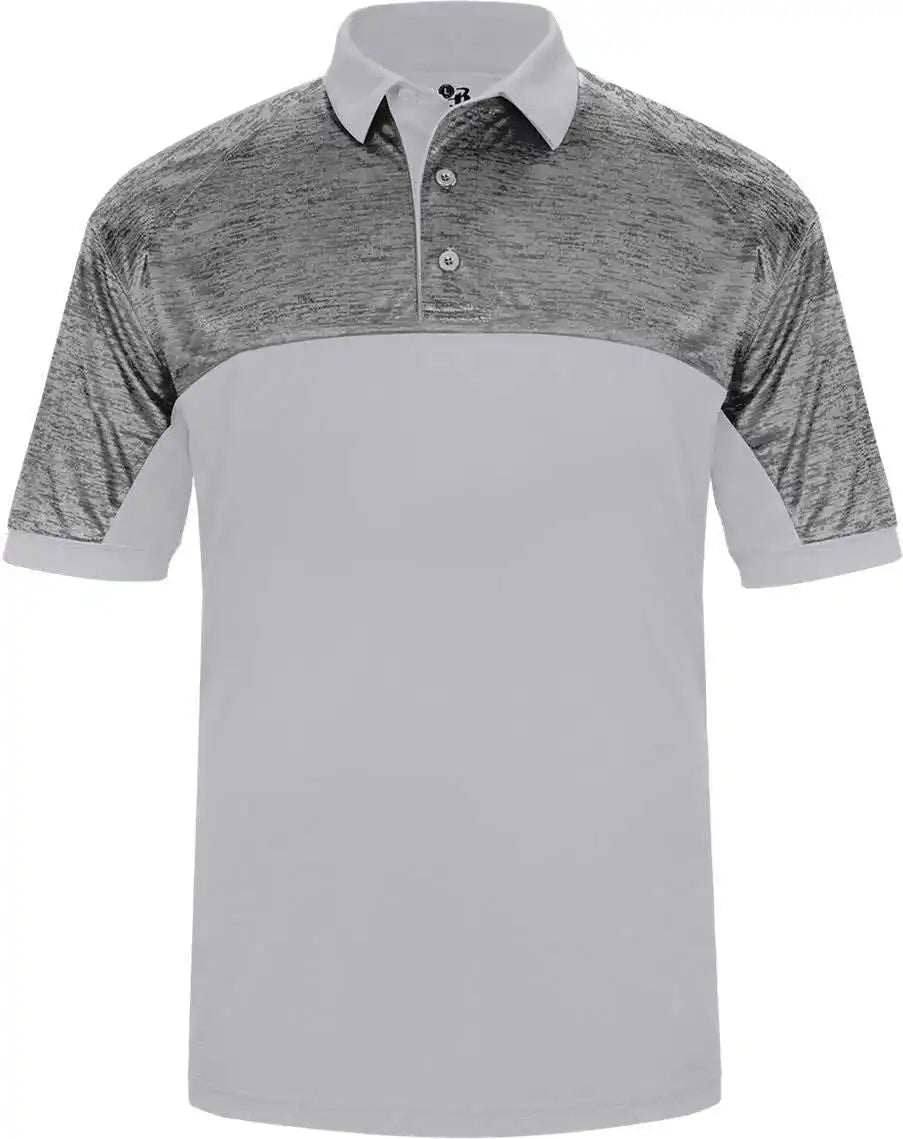 Badger Sport 3341 Tonal Blend Polo - Silver Graphite