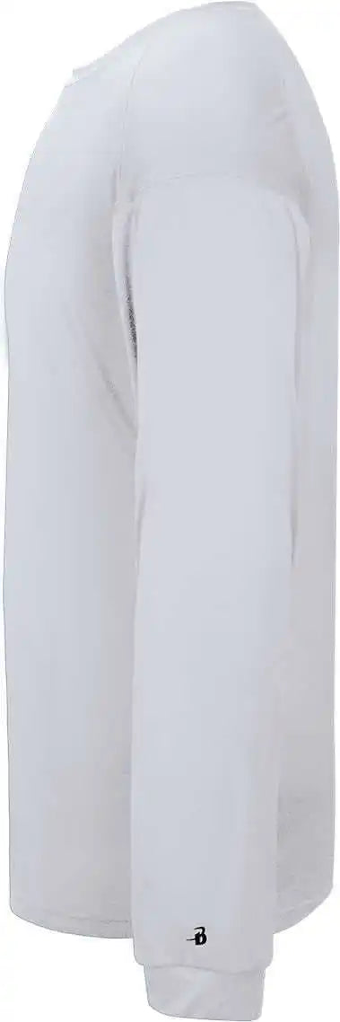 Badger Sport 4004 Ultimate Softlock Long Sleeve Tee - Silver