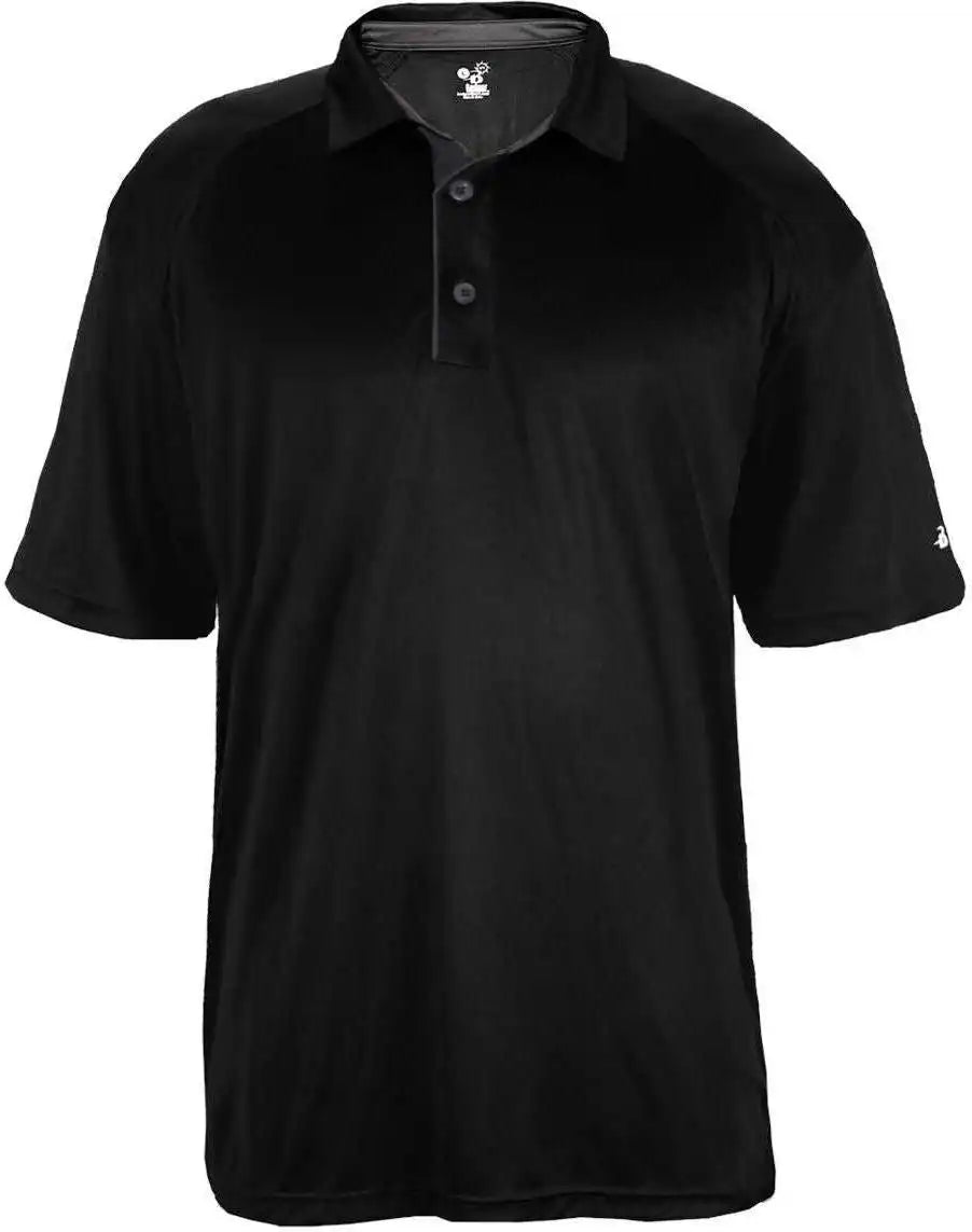 Badger Sport 4040 Ultimate Softlock Polo - Black Graphite