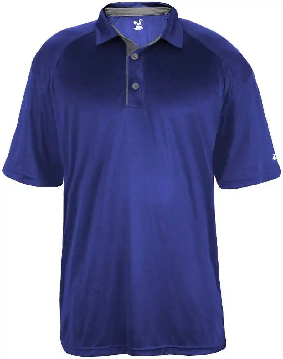Badger Sport 4040 Ultimate Softlock Polo - Royal Graphite