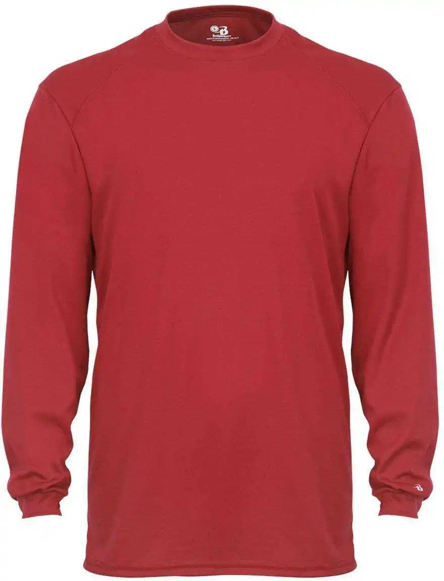 Badger Sport 4104 B-core Long Sleeve Tee - Red