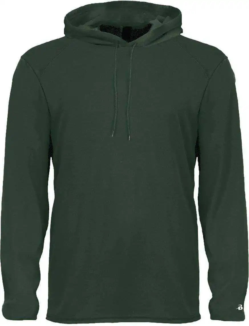 Badger Sport 4105 B-core Long Sleeve Hoodie Tee - Forest