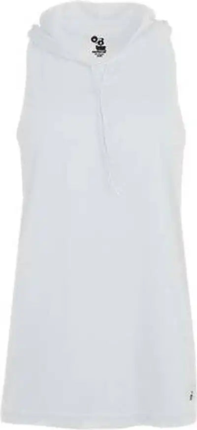 Badger Sport 4111 B-core Racerback Ladies’ Hoodie - White