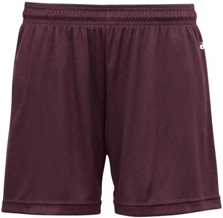 Badger Sport 4116 Ladies B-core Short - Maroon