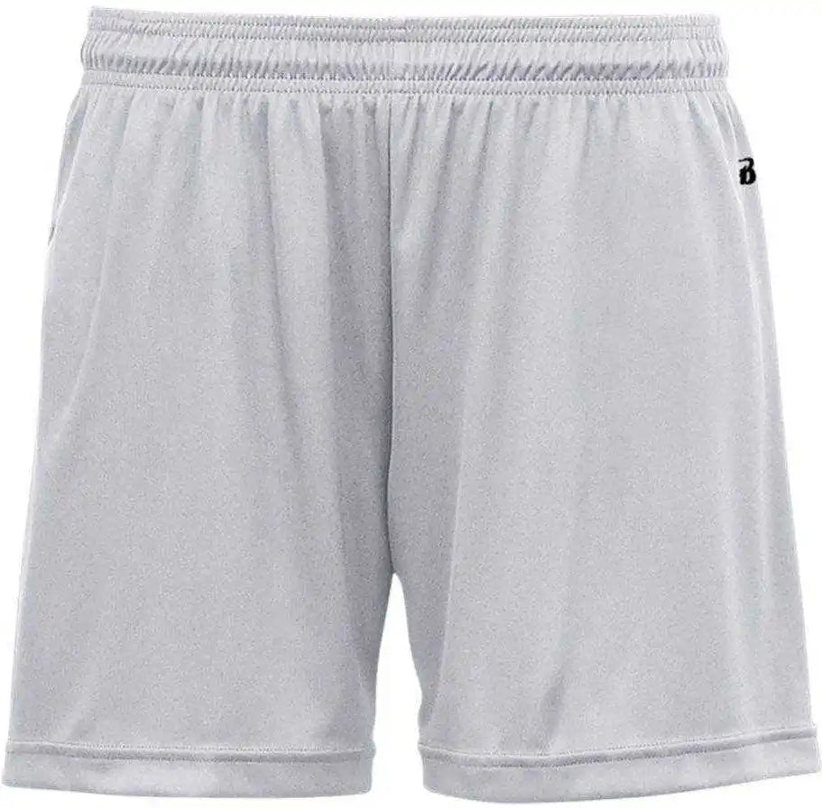 Badger Sport 4116 Ladies B-core Short - Silver