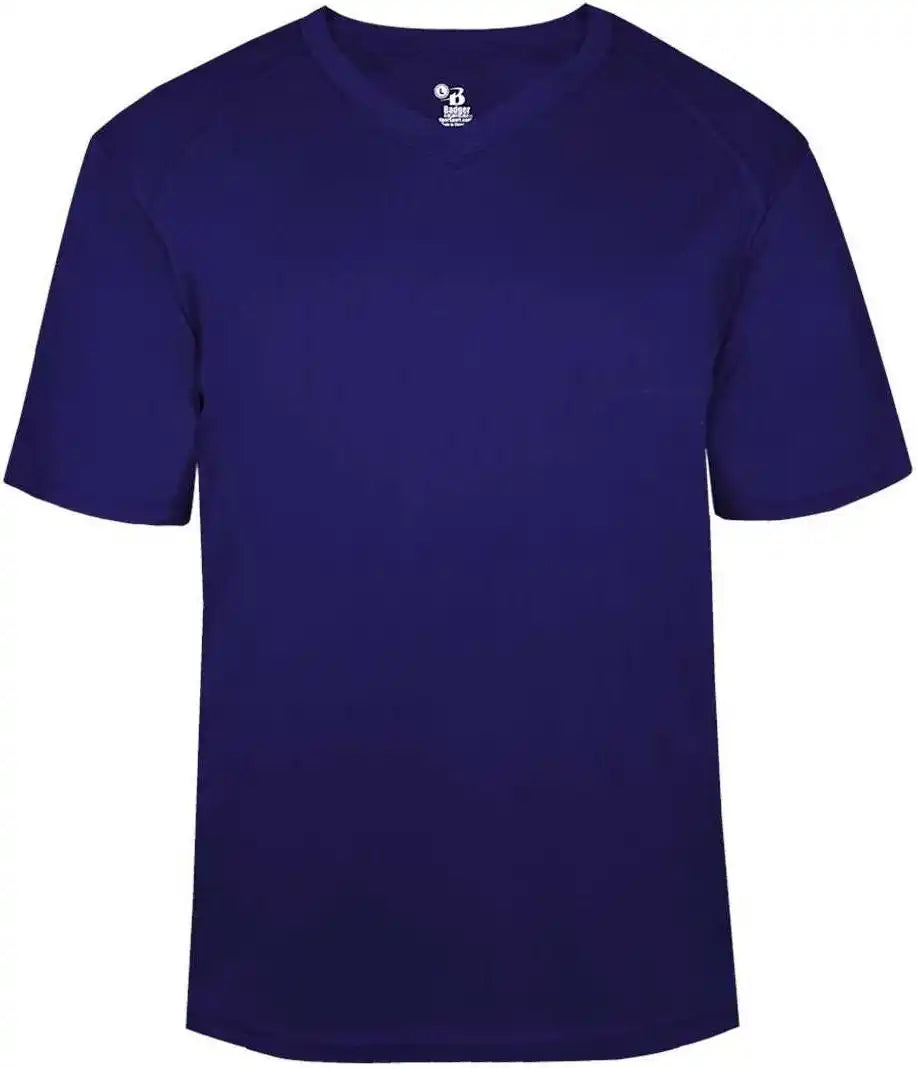 Badger Sport 4124 B-core V-neck Tee - Purple